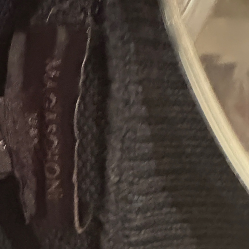 Magaschoni Navy Zip Up Sweater - Picture 2 of 3
